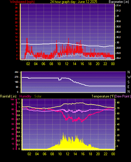 24 Hour Graph for Day 12