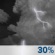 Sunday Night: Chance Showers And Thunderstorms