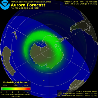 Current Southern hemispheric power input map