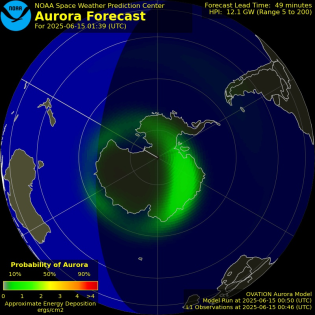 Current Southern hemispheric power input map